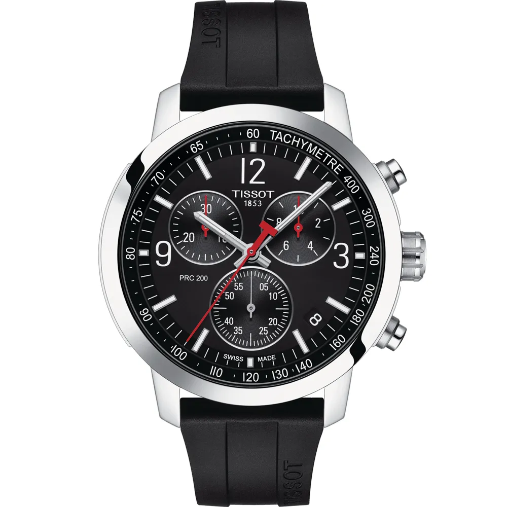 【TISSOT天梭 官方授權】T-Sport PRC 200 CHRONOGRAPH計時腕錶 情人節 送禮首選(T1144171705700)