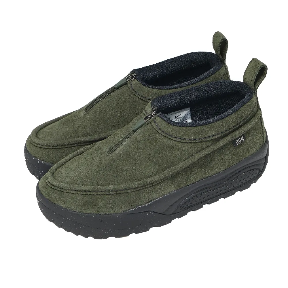 【NIKE 耐吉】休閒鞋 ACG IZY SE 男鞋 女鞋 卡其 綠 麂皮 懶人鞋 IH3750-300