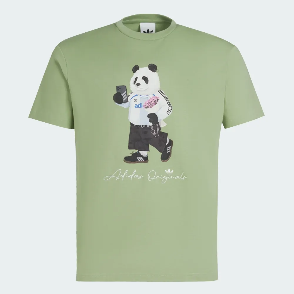 【adidas 愛迪達】熊貓短袖上衣 T恤 男/女 - Originals IB7068