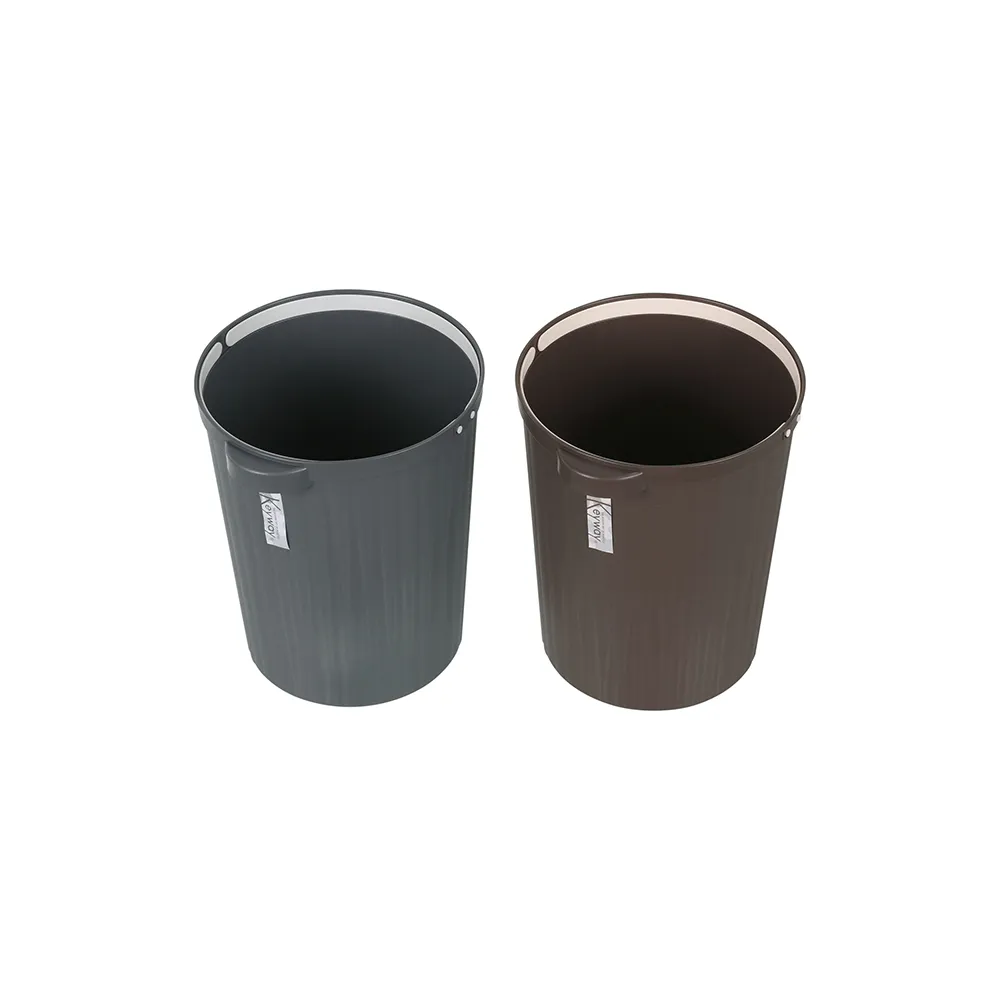 【KEYWAY 聯府】中潔斯圓形垃圾桶10L-2入(MIT台灣製造)