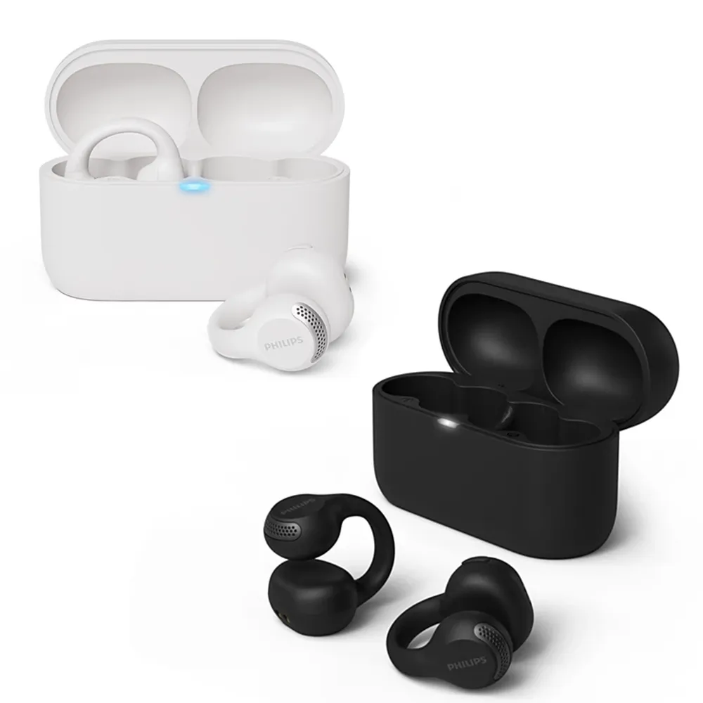 【Philips 飛利浦】開放式耳夾真無線藍牙耳機 TAQ2000(耳夾造型 輕巧但牢固)