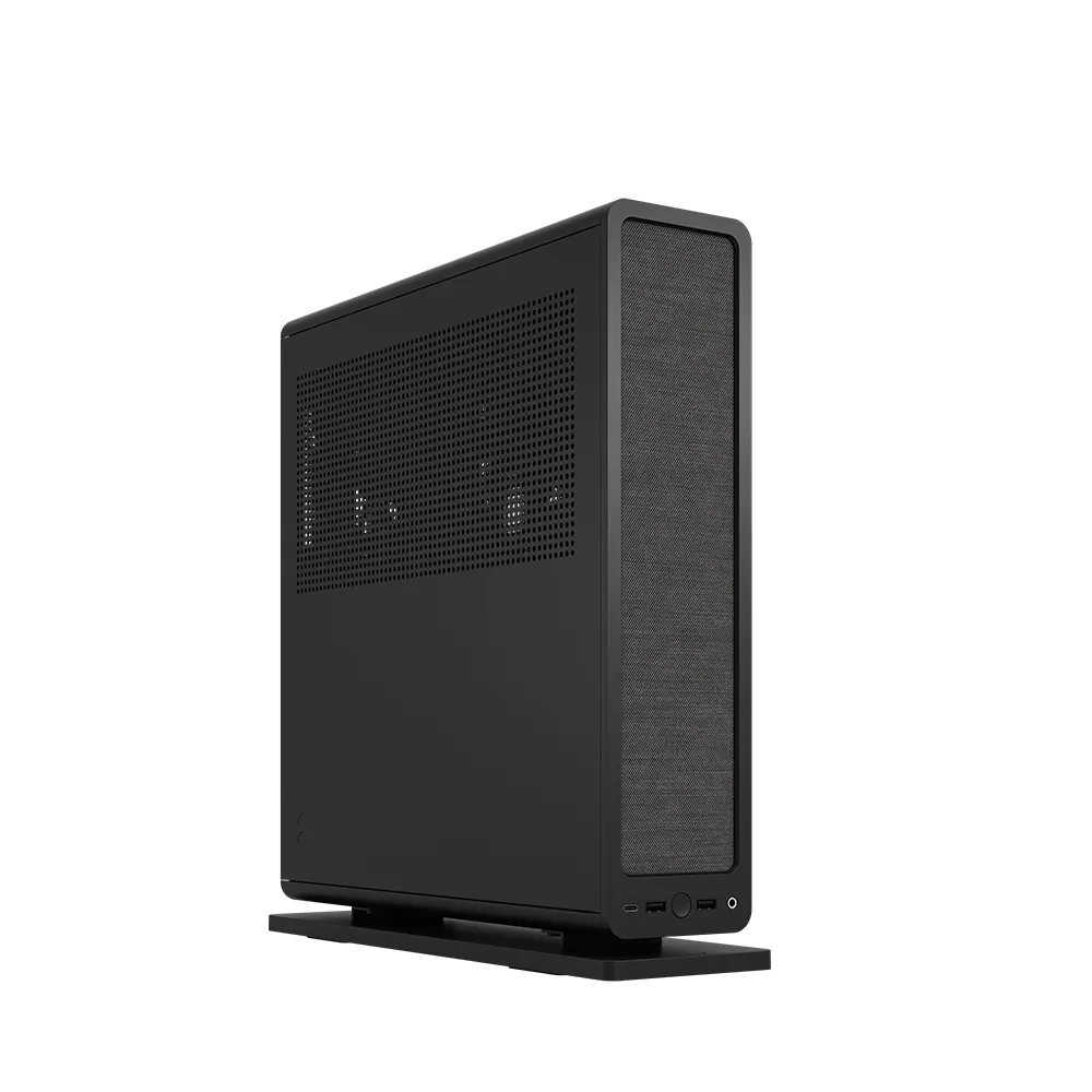 【Fractal Design】Ridge PCIe 4.0 薄型 mITX機殼(簡約小巧的外型 橫放直擺都有型)