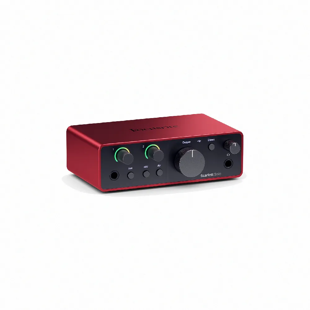 【Focusrite】Scarlett 4th Gen 第4代 Solo 錄音介面(公司貨保證)