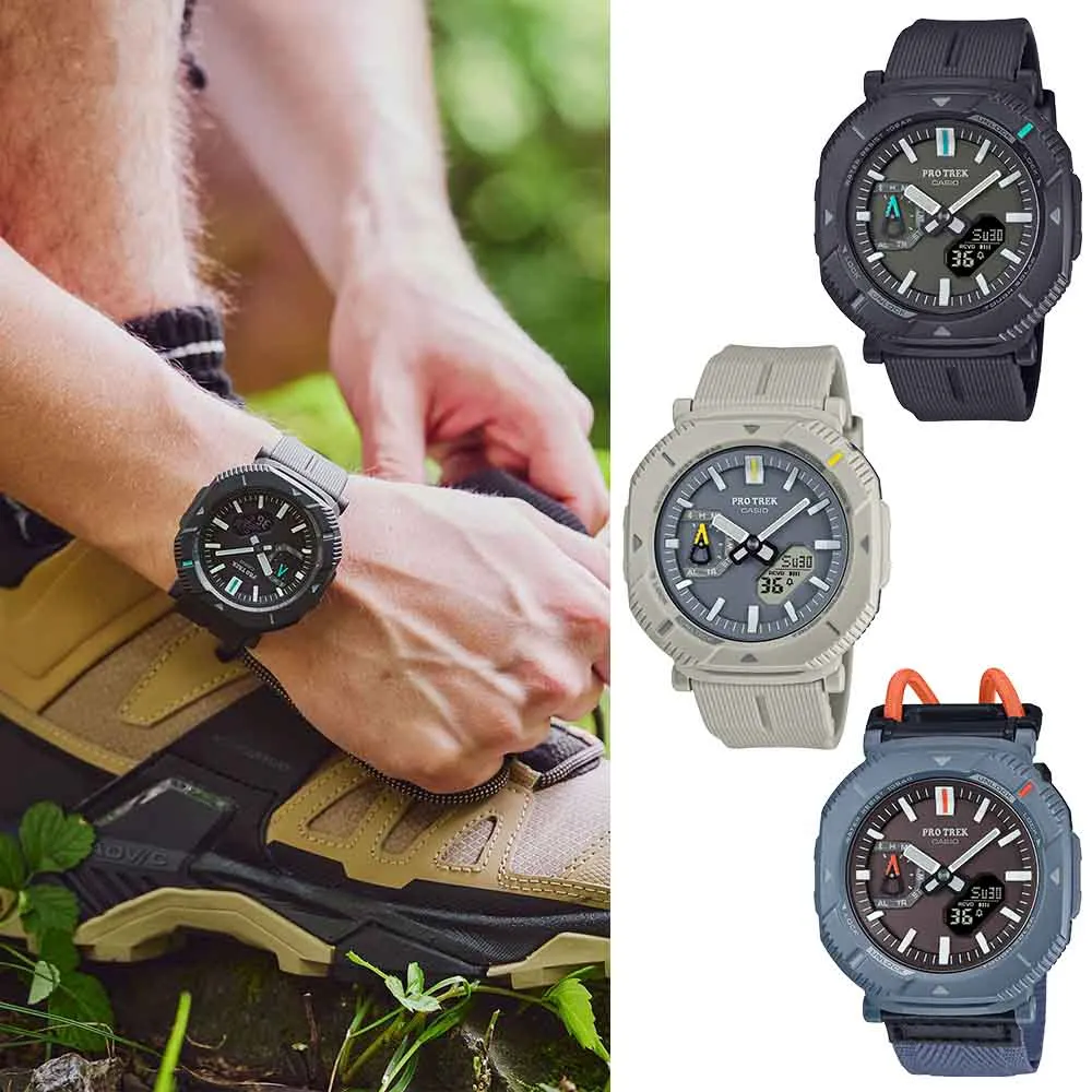 【CASIO 卡西歐】PROTREK 太陽能藍牙連線登山錶-6款可選(PRJ-B001/PRJ-B001B系列)