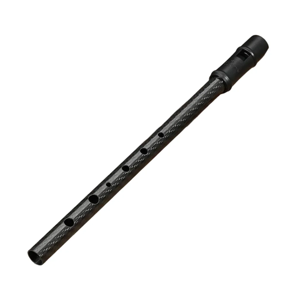【超微米】愛爾蘭哨笛 D調 碳纖維D5豎笛 高音 初學者入門 6孔直笛(碳纖維D調豎笛29*2*1.5CM)
