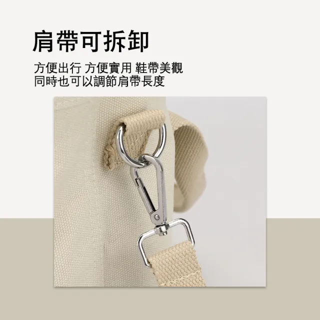 JIEYU 日系帆布手提包 大容量通勤包 斜跨單肩包帆布包 手提袋 側背包 休閒包 母嬰包