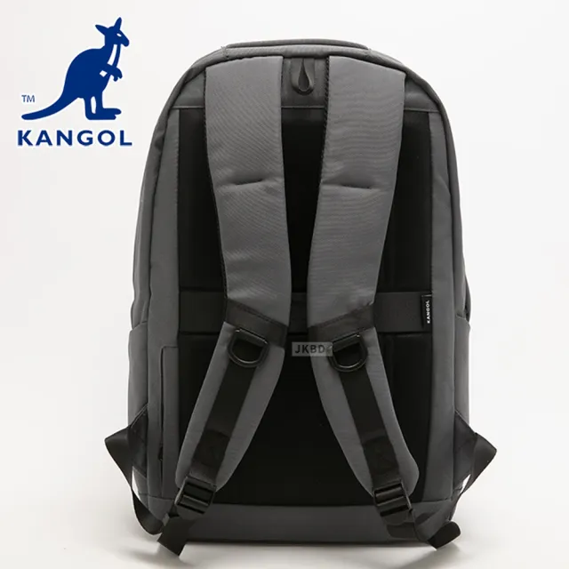 【KANGOL】袋鼠 17吋電腦後背包 65558745(包包 書包)