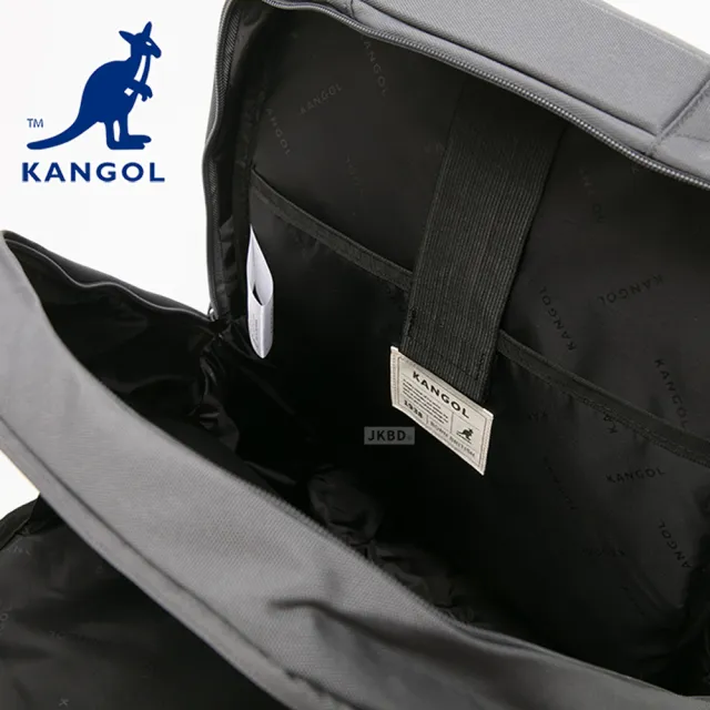 【KANGOL】袋鼠 17吋電腦後背包 65558745(包包 書包)