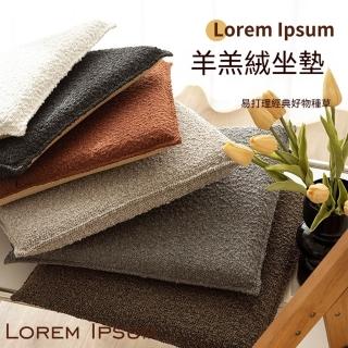 【Quality 聚家】椅子坐墊 榻榻米坐墊 屁墊 記憶棉坐墊 椅墊 羊羔絨表層 可拆洗設計 慢回彈 50*50*4.5CM