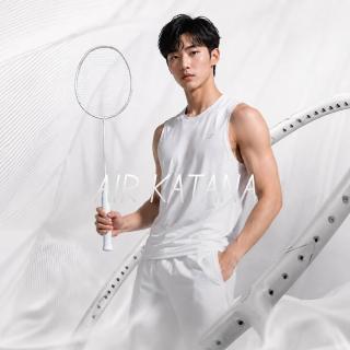 【JNICE 久奈司】空拍 白羽刃中階型 超輕拍 羽毛球拍 碳纖維 平衡型防守拍 台灣品牌(專業羽球店推薦)