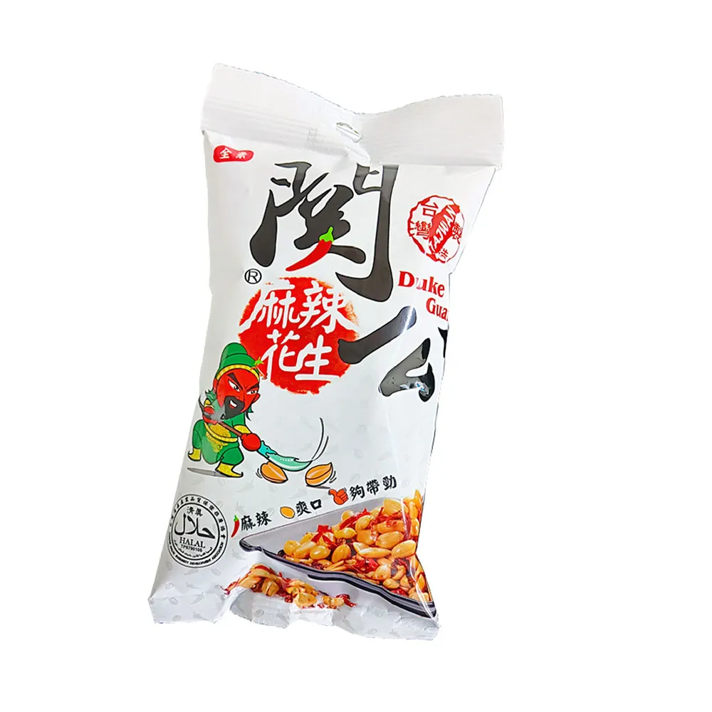 【關公花生】關公麻辣花生70gx12包(台灣花生)