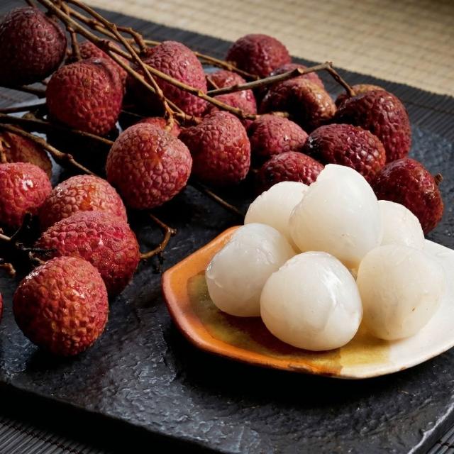 【鮮菓大王】台灣正宗老欉黑葉荔枝 30-33mm x1箱(3斤±10%/箱) 外銷等級 名牌產銷 玉荷包荔枝
