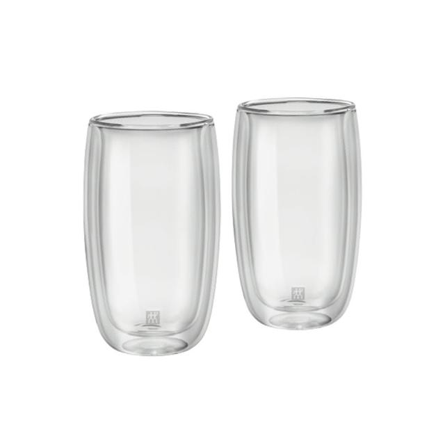 【ZWILLING 德國雙人】Sorrento雙層玻璃咖啡杯2入組/350ml(德國雙人牌集團官方直營)