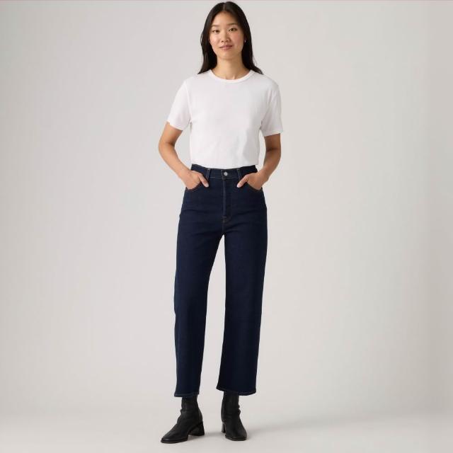 【LEVIS】Ribcage Straight Ankle高腰直筒牛仔褲 / 微彈性 女生牛仔褲 熱賣單品 72693-0285