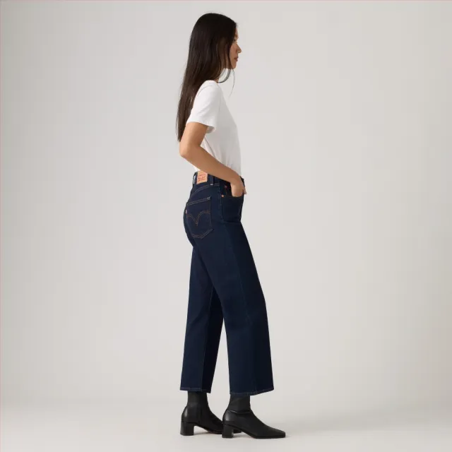 【LEVIS】Ribcage Straight Ankle高腰直筒牛仔褲 / 微彈性 女生牛仔褲 熱賣單品 72693-0285
