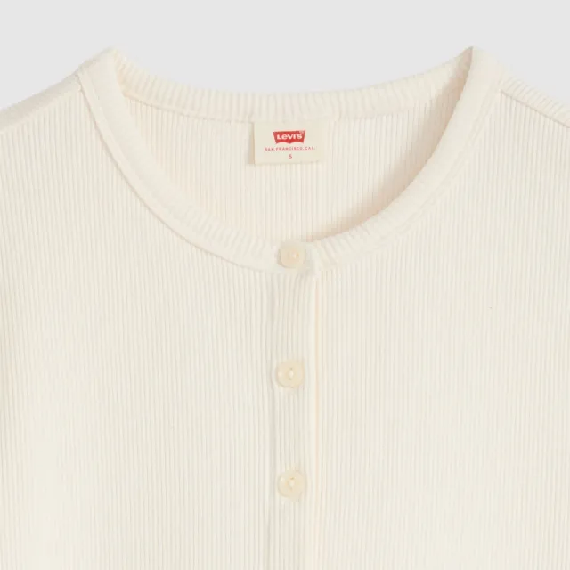 【LEVIS】RORY 排扣短袖襯衫上衣 / 微彈性 女生上衣 熱賣單品 0086M-0001
