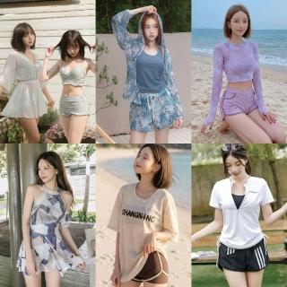 【SeasonsBikini 】熱賣款多件套遮陽顯瘦遮肉修身大尺碼M-5XL-組合泳衣