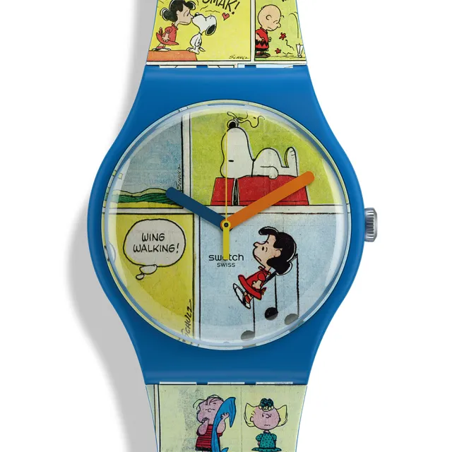 【SWATCH】SMAK! 經典手錶/史努比Snoopy聯名錶/男錶/女錶/瑞士製造 SO29Z108(41mm)