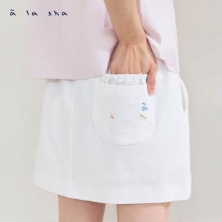 【a la sha】熊造型鬆緊腰短裙
