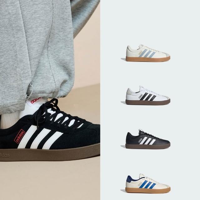 【adidas 愛迪達】VL COURT 系列 復古休閒鞋 運動鞋 男鞋/女鞋 多款任選(JH5061/JH5063/JR8318/JR8309)