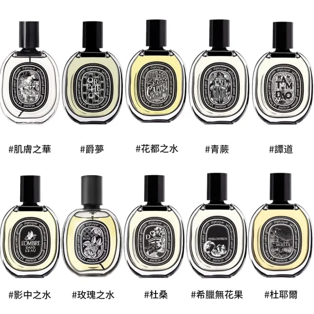 【Diptyque】淡香精 75ml-玫瑰之水/花都之水/杜耶爾