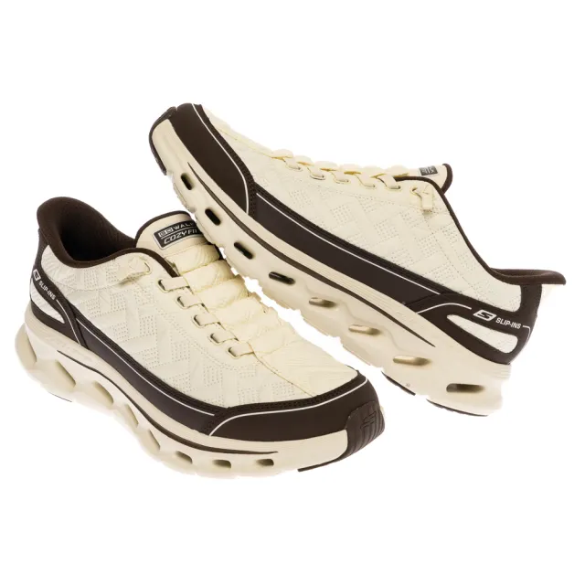 【SKECHERS】男鞋 健走系列 健走鞋 瞬穿舒適科技 GO WALK GLIDE-STEP 2.0 - COZY FIT (217035TNBR)