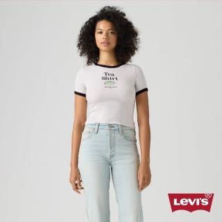 【LEVIS】印花短版HAYES 短Tee / 微彈性 女生上衣 熱賣單品 008A7-0004