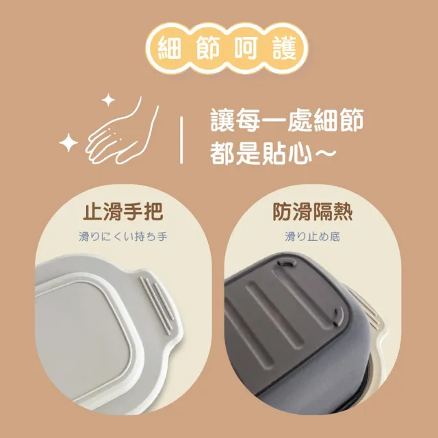 【双甡．森活】可微波專用多功能料理鍋｜長鍋x2組(微波神器)