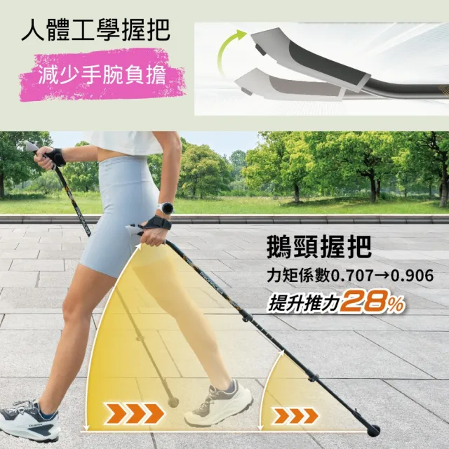 【ProPACER】PP健走杖標準版(健走杖登山兩用杖)