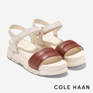 【Cole Haan】ZEROGRAND ANKLE STRAP SANDALS 涼鞋 女款寬楦 象牙白拚色(W33669)