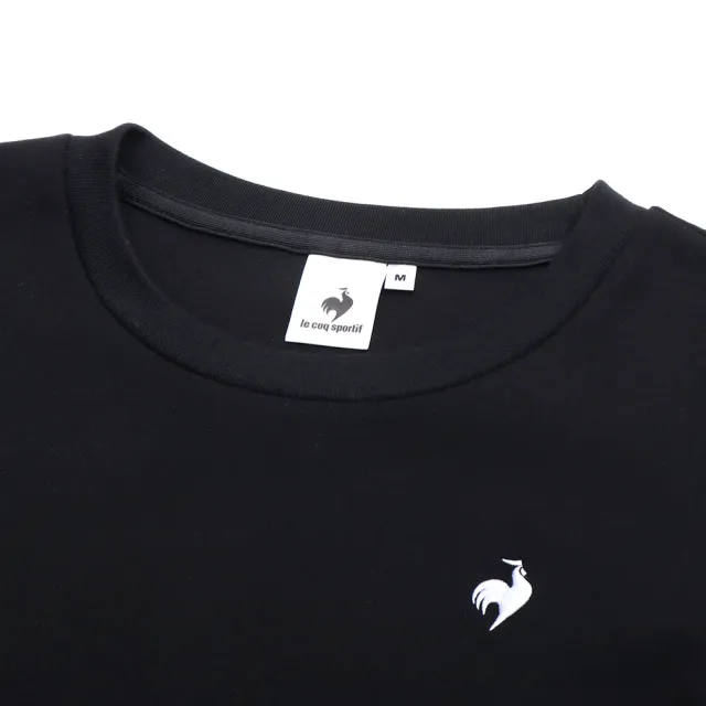 【LE COQ SPORTIF 公雞】短袖連身裙 女款 黑色 LWX22222