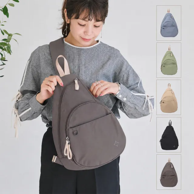 【莉莉貝】雙11 日本進口 LIZDAYS輕量水滴造型多用途腰包 (多色任選 二用 斜背 手提 單肩 後背包