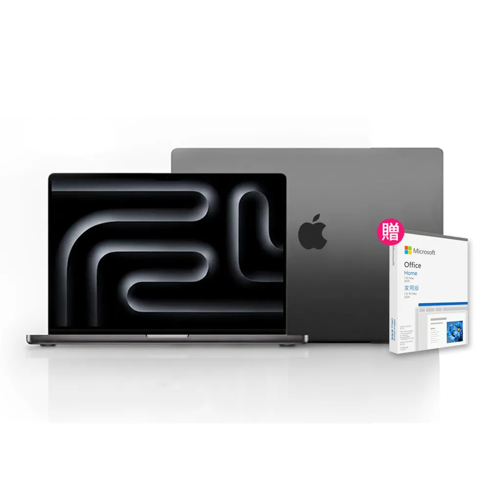 【Apple】Office 2024家用版★2025 MacBook Pro 14吋 M5晶片 10核心CPU與10核心GPU 24G/1TB SSD