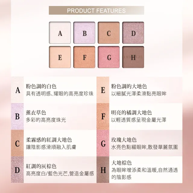 【Kanebo 佳麗寶】LUNASOL 晶巧霓光眼彩盤 14g#EX04(金炫特藏版)