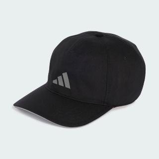 【adidas 愛迪達】帽子 運動帽 棒球帽 遮陽帽 吸濕排汗 BBALL CAP CLIMA 黑 KV5285