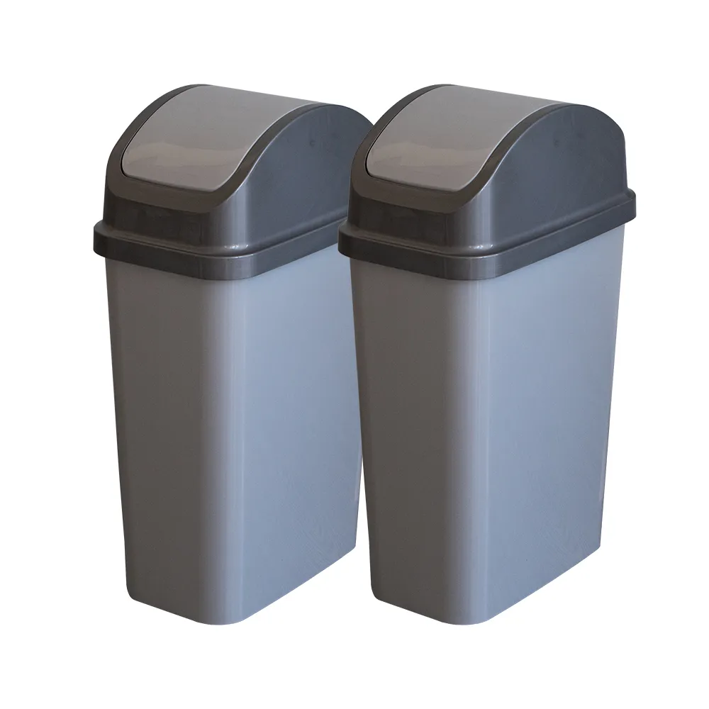 【KEYWAY 聯府】搖蓋垃圾桶45L（2入）附蓋垃圾桶C345