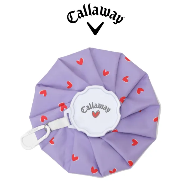 【Callaway 卡拉威】女士 愛心印花冰袋 紫色(C23198200_1080_NA)