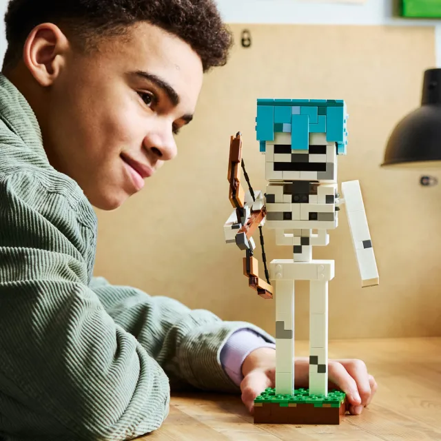 【LEGO 樂高】Minecraft 21594 骷髏(麥塊 創意力遊戲 禮物 玩具)