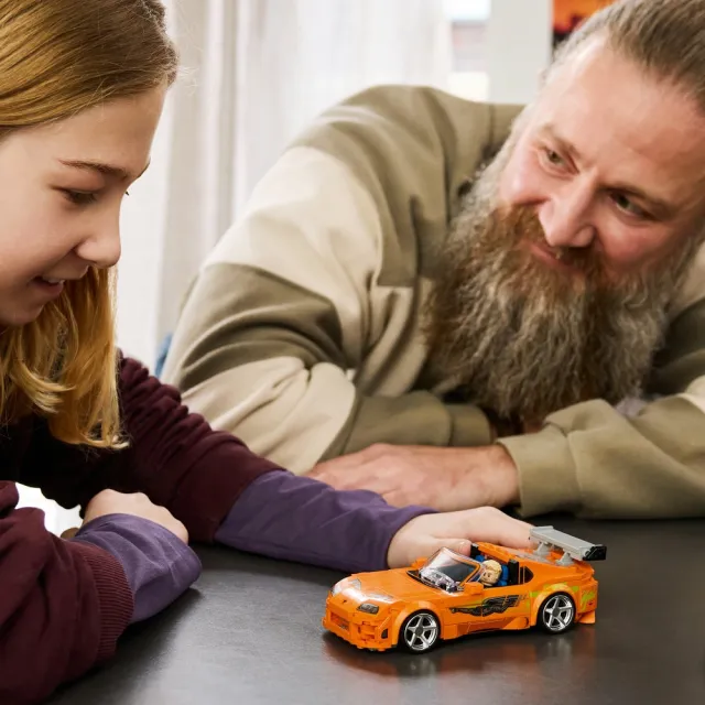 【LEGO 樂高】極速賽車系列 77260 《玩命關頭》Toyota Supra MK4(豐田汽車 賽車模型 禮物 玩具)