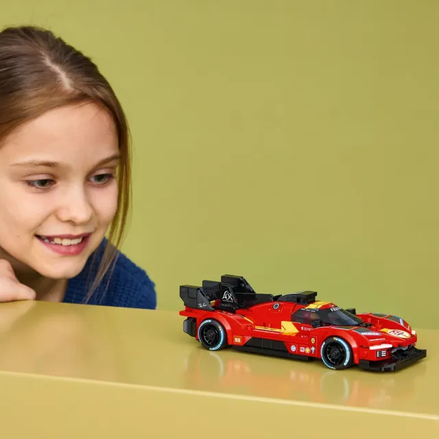 【LEGO 樂高】極速賽車系列 77261 Ferrari 499P(法拉利 賽車模型 禮物 玩具)