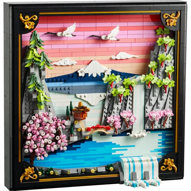 【LEGO 樂高】Art 31218 日本櫻花美景(日本壁飾 居家擺設 積木 玩具)