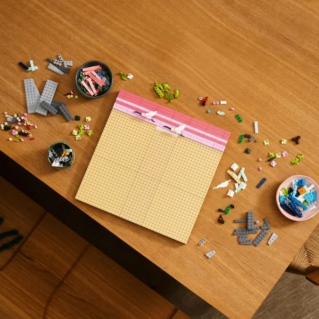 【LEGO 樂高】Art 31218 日本櫻花美景(日本壁飾 居家擺設 積木 玩具)