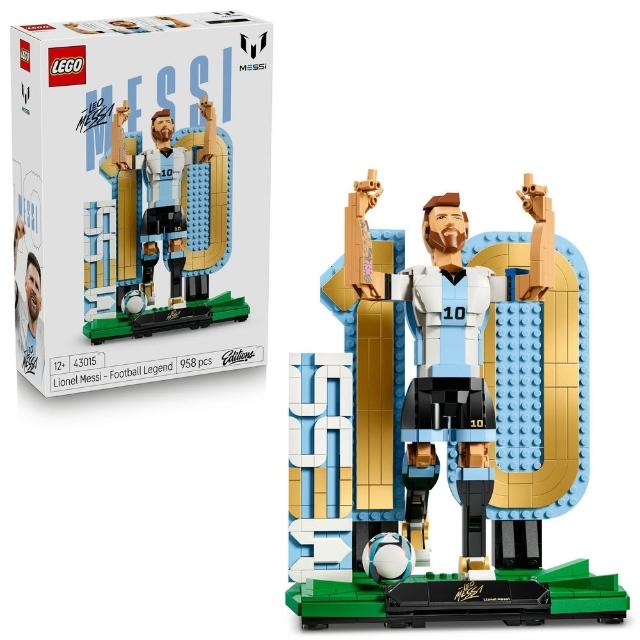 【LEGO 樂高】Editions 43015 Lionel Messi－足壇傳奇(梅西 世足 2026世界盃 禮物 玩具)