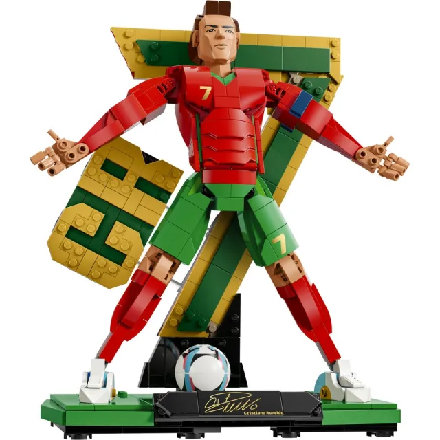 【LEGO 樂高】Editions 43016 Cristiano Ronaldo－足壇傳奇(C羅 世足 2026世界盃 禮物 玩具)