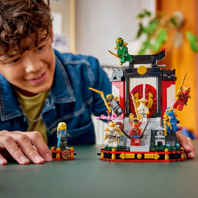 【LEGO 樂高】旋風忍者系列 71866 忍者角色擺飾 15 週年紀念版(創意玩具 忍者遊戲 積木 玩具)