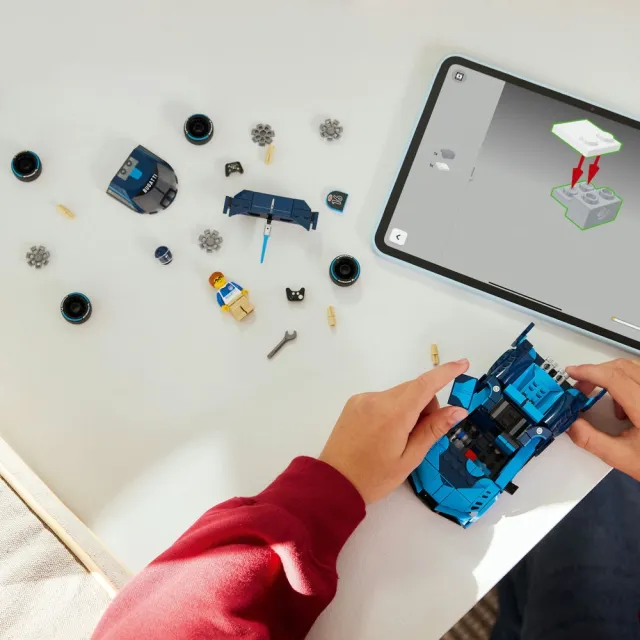 【LEGO 樂高】極速賽車系列 77253 Bugatti Vision GT 極致跑車(布加迪跑車 賽車模型 積木 玩具)