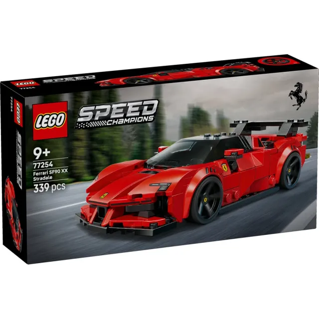 【LEGO 樂高】極速賽車系列 77254 Ferrari SF90 XX Stradale 跑車(法拉利跑車 賽車模型 積木 玩具)