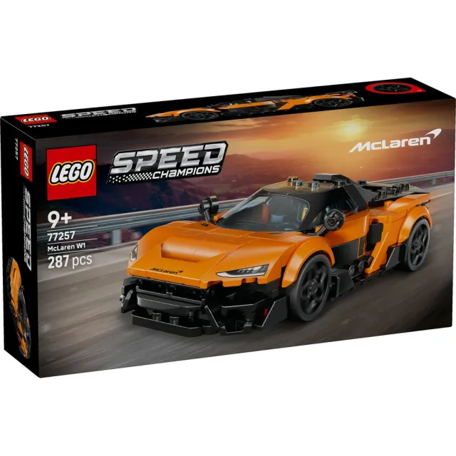 【LEGO 樂高】極速賽車系列 77257 McLaren W1(賽車模型 麥拉倫 積木 玩具)