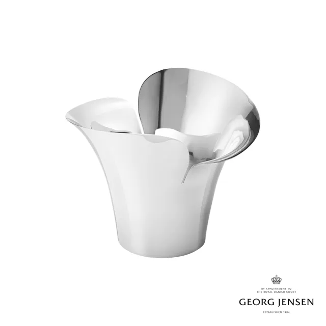 【Georg Jensen 喬治傑生】BLOOM BOTANICA 不鏽鋼花器 大 (鏡面拋光不鏽鋼)