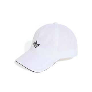 【adidas 愛迪達】Bb Cap Clima Og 白色 三葉草 遮陽 運動 休閒 棒球帽 老帽 帽子 LD0421